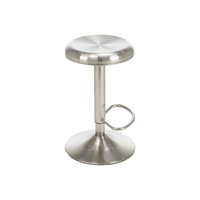 Nouveau design de chaise de bar haute qualité réglable en hauteur chaise de tabouret de bar en acier inoxydable
