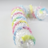 2025 nouveautés nouveau noël canne à sucre ornement arbre de noël suspendu mousse pendentif mariage blanc étincelle décoration