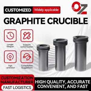 Customized <strong>Graphite</strong> <strong>Crucible</strong> With Rod Metal Melting <strong>Graphite</strong> <strong>Crucible</strong> Vc400 Vc600 - Product Image 5