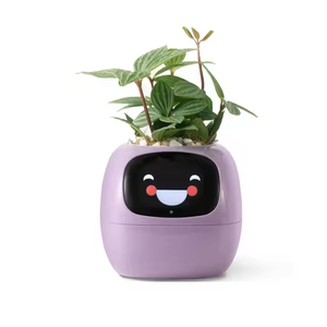 Smart <span class=keywords><strong>Mimi</strong></span> Flower Pot AI Sensor Interacción facial APP Digital Pet Self Drying Flower Pot - Product Image 2