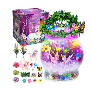 DIY Terrarium Kit Create Your Own Garden Kit Unicorn <strong>Stuff</strong> DIY Night Light <strong>Crafts</strong> Bedroom Decor - Product Image 1