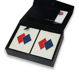 WJPC-cartas de juego de papel de aluminio de Color, juego de cartas que brillan en la oscuridad, en caja personalizada - Product Image 2