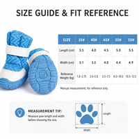 Chaussures pour chien en maille respirante, bottes pour animaux de compagnie avec semelle antidérapante et sangle réglable, chaussures pour chien d'extérieur