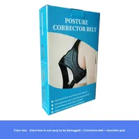 Nouvelle ceinture de correction respirante et réglable en hauteur, soutien épaule-poitrine, pour hommes et femmes, correcteur de posture dorsale