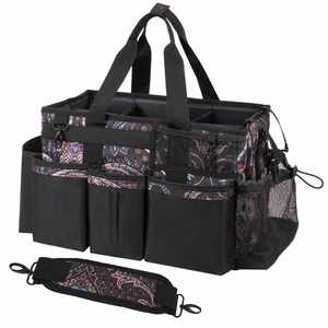 Large Supplies Bag with Multiple Pockets for Housekeeping Tools, <b>Cleaning</b> Products <b>Caddy</b> Organizer - Product Image 1