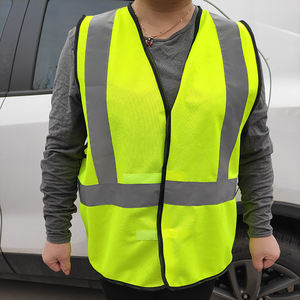 Gilet de sécurité jaune réfléchissant personnalisable de haute qualité à vendre - Product Image 2