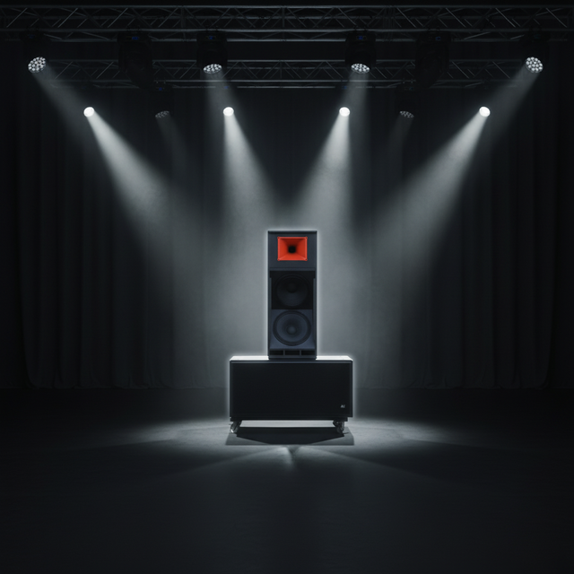 DBK Dual 15 Inch Point Source Speaker with 18 Inch Subwoofer Professional Audio Sound Equipment PA Speaker System for Church