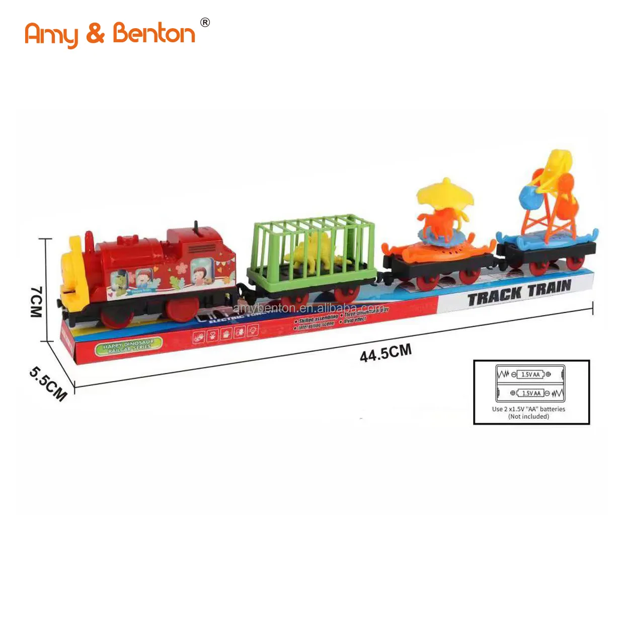 Barang baru mainan mobil plastik kereta api mainan kereta listrik anak-anak mainan mobil untuk anak-anak