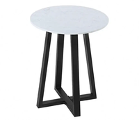 WEKIS Pieds trapézoïdaux en fonte Design industriel vintage Pieds de table basse à thé à bout court pour armoire d'hôpital d'hôtel