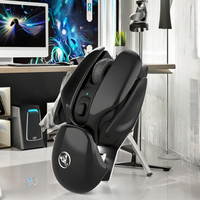 Nouvelle souris USB sans fil 2.4GHz 31600dpi 4D Texture UV 500ma T37 souris de jeu réglable à son rose