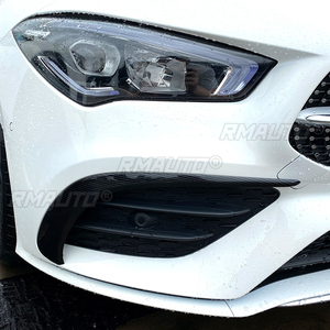 Car Front Bumper <b>Splitter</b> Side Spoiler Air Vent Body Kits Trim for Mercedes-Benz CLA-Class C118 CLA200 260 2020-2022 Car Styling - Product Image 4