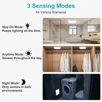 Lampe de plafond LED à capteur de mouvement avec lustre moderne sans fil Éclairage intérieur Dimmable Forme carrée Télécommande pour