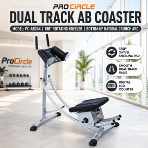 Máquina de Ejercicios Abdominales ProCircle PC-AB244 con Diseño de Doble Riel y Contador Electrónico - Product Image 1