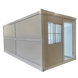 20ft Prefab Flat Pack beweglich gute Isolierung Mobile Living Container House Fertighaus zum Wohnen