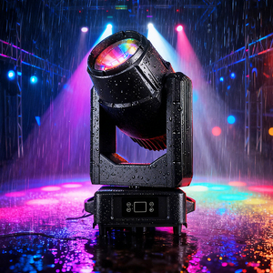 תאורת לייזר חיצונית עמידה למים IP66 260W 300W 380W ראש נע בעל CRI גבוה 95 מסגסוגת יציקה לפארקי שעשועים, מלונות ובמות - Product Image 1