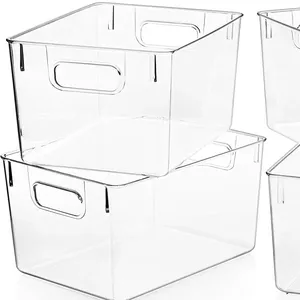 冰箱收纳器完美的厨房组织或餐具室存储塑料储物箱