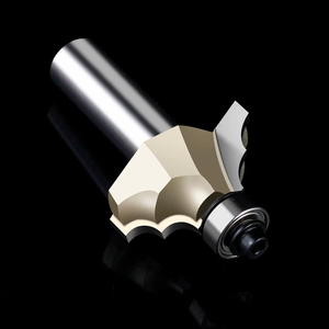 Taiwan Yaden Woodworking Router Bit Double R <b>Edge</b> Forming 0802 Table <b>Edge</b> Trimming Decorative Milling <b>Cutter</b> 1/2 Shank Carbide - Product Image 2