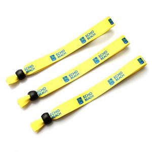 Bracelets personnalisés avec logo sur mesure, en tissu sublimé, pour les fêtes musicales - Product Image 3