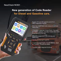 HUMZOR NC601 a Precio de Fábrica para Autos y Camiones de 12V y 24V, OBD2 Lee el Código, Herramienta de Escaneo ELM327, Probador de Diagnóstico para Camiones
