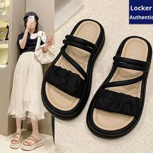 2025 estate nuova tendenza da donna sandali con plateau in Sole morbido stile fata da esterno con Design nuvole a passo e fodera in rete per gonne - Product Image 4