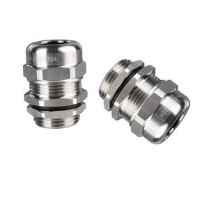 Fourniture d'usine laiton brasé plaqué avec presse-étoupe métallique étanche en nickel M20 PG13.5 - Product Image 5