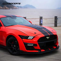 Kit carrosserie large style GT500 MP Concepts, pare-chocs avant, garde-boue en aluminium, capot en aluminium pour Ford Mustang, état neuf, 2015 à 2023