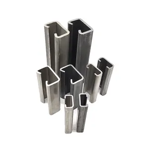 XAK Hot Sale Cold Rolled Customized SS316/SS304 stainless steel lip Strut Cast in C Channel Chinese top supplier