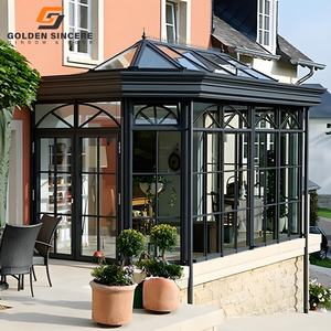 Salle en verre trempé à grande portée GS avec portes pliantes pour une expérience de jardin en plein air - Product Image 2