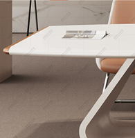 Nouveau bureau de direction ergonomique convertible en bois massif, table de conférence, design extensible écologique pour la maison