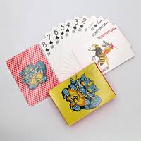 Cartes à Jouer de Poker Personnalisées en Gros d'Usine, Conception OEM, PVC/Papier, Imperméables, Blanches, à Imprimer, Format Deck