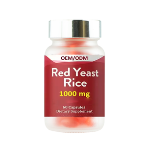 Экстракт Красного Дрожжевого Риса OEM пищевая добавка красные дрожжевые рисовые софтгелевые капсулы - Product Image 1