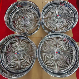 ล้อลวดขนาด 22 นิ้ว สีทอง/โครเมียม โครงสร้างสองชิ้น แบบถอดได้ - Product Image 2