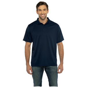 Chemise de travail pour homme en tricot uni, ultra-légère, respirante, à séchage rapide, 125 GSM, 100% polyester, manches courtes, en stock - Product Image 1