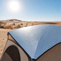 Isolation légère et moderne en bulles réfléchissantes avec R4.0 et respectueuse de l'environnement pour les tentes de trekking en montagne