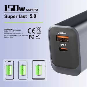 Adaptador <span class=keywords><strong>USB</strong></span>-C de 150W, Cargador Rápido <span class=keywords><strong>USB</strong></span> Tipo C PD, Carga Rápida 3.0, Cargador de Teléfono Móvil, Adaptador de Pared de 150W - Product Image 6