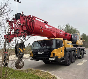 Sử dụng 80 tấn 5 phần <span class=keywords><strong>Telescopic</strong></span> Boom cẩu di động stc800 sử dụng xe tải cẩu cho Sany - Product Image 3