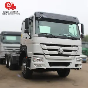 Usado china trator caminhão usado 10 Wheeler caminhão howo 6*4 usado trator cabeça caminhão