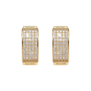 Pendientes Georgina Nikole de Oro Sólido de 18K con Diamantes Naturales de Corte Brillante Redondo, Color G, Lujosos para Uso Diario de Mujer - Product Image 1