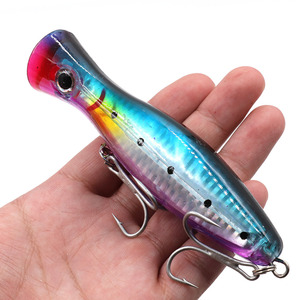 Leurre <span class=keywords><strong>de</strong></span> pêche flottant Popper 12cm 40g Eau salée Thon Gros gibier Popper <span class=keywords><strong>de</strong></span> surface Wobbler Appât artificiel dur Popper - Product Image 2