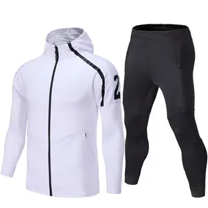 2022 Men Tracksuit Football Hoodie Jackets Winter Football Jerseys Pants Long Sleeve Gym Running Sets Men Soccer Jersey Suits