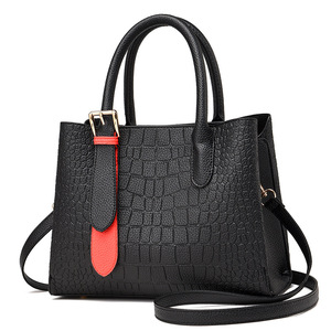 Women's Bucket <b>Bag</b> for Crocodile Texture Middle Size Everyday Use <b>Summer</b> 2024 Inner Patch - Product Image 3
