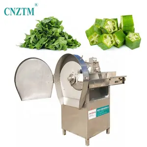 Single Head Vegetable Cutting Machinery Leaf Herb Spinach Cutter Springs Automatic Belt Type Leafy Vegetables Slicing Machine