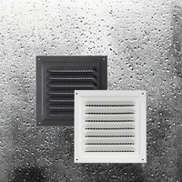 Grille de ventilation murale moderne à persiennes inclinées à 45 degrés pour systèmes CVC résidentiels et commerciaux