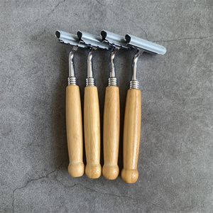Razor Hotel Bamboo Wholesale Biodegradable Disposable Wooden Bamboo Handle Feature Blade