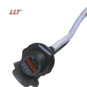 Llt Fabriek Prijs M19 8P 8c Vrouwelijke Ip67 Metalen Kabel Waterdichte <span class=keywords><strong>Rj45</strong></span> Connector Voor Netwerk - Product Image 2