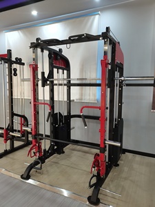 Máquina Smith Multifuncional de Alta Resistencia para Uso Comercial, Ideal para Clubes y Gimnasios Domésticos, Sistema de Entrenamiento Funcional 3x3 - Product Image 4