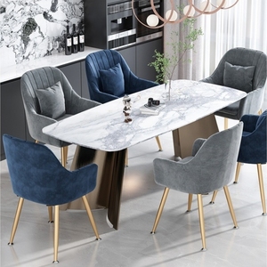 Bilido nhung tựa lưng ghế bành Ghế Vanity ghế Scandinavian khách sạn sang trọng ghế nhà căn hộ nhà hàng đồ nội thất - Product Image 2