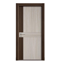 Portes de chambre à coucher en bois modernes élégantes de haute qualité pour hôtel, porte à panneaux