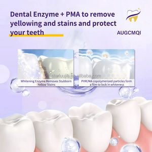 Commercio all'ingrosso della fabbrica Logo personalizzato denti organici sbiancamento siero rimuovere ingiallimento denti enzimi sbiancamento dentifricio viola - Product Image 5