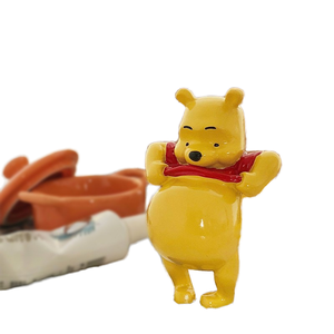 곰돌이 푸들 수지 인형 크리 에이 티브 작은 장식품 크리스마스 도매 큰 곰 수지 공예 크리스마스 장식 - Product Image 1